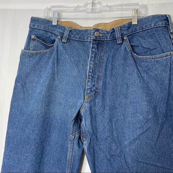 Duluth Trading Ballroom Relax Fit Dark Wash Jeans - Picture 4 of 8